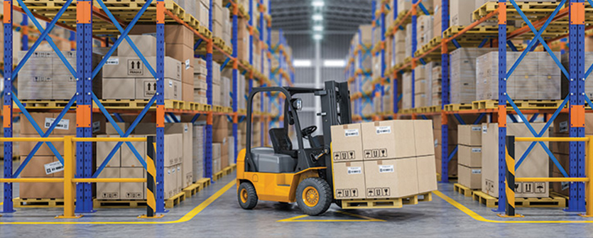 Loading Truck at Warehouse